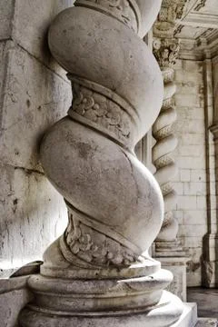 Solomonic column Stock Photos