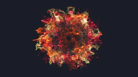 Сolorful Pulse Smoke Waves Stock Footage 40221846