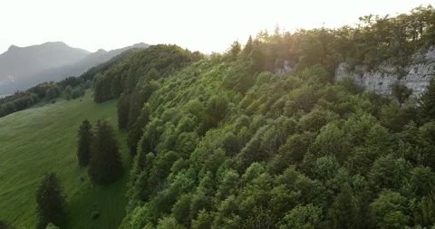 Solothurn Switzerland Mountain Range (5K Resolution) Stock Footage 247800834