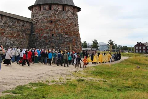 Solovetsky monastery Stock Photos