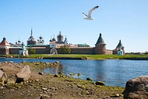 Solovetsky monastery Stock Photos