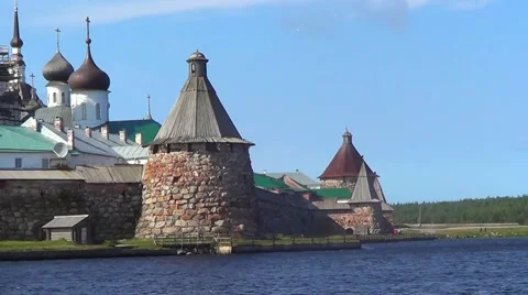 Solovetsky monastery, Russia Stock Footage 59861700