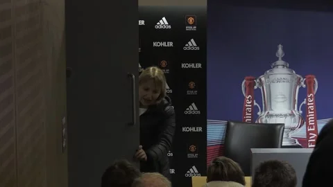 Solskjaer reflects on win over Reading Stock Footage 148676681