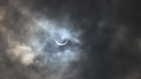 Solstice Solar Eclipse June 21 2020 Video stock 133185488