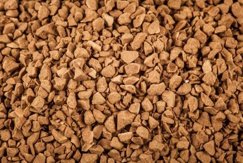 Soluble coffee granules 库存照片