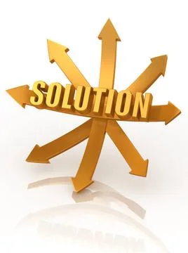 Solution. 3d Solution. 3d Copyright: xZoonar.com/MaksymxYemelyanovx 152659... Stock Photos