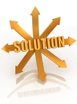 Solution. 3d Solution. 3d Copyright: xZoonar.com/MaksymxYemelyanovx 149927... Stock Photos