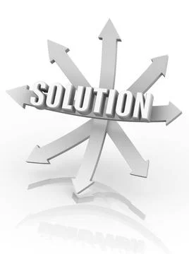 Solution. 3d Solution. 3d Copyright: xZoonar.com/MaksymxYemelyanovx 153672... Stock Photos