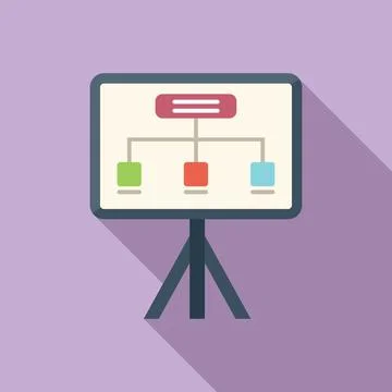 Solution banner icon flat vector. Business problem Stock Illustration