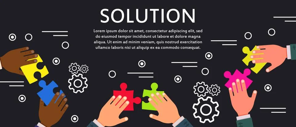 Solution business concept communication technology vector icon. Success idea  Stock Illustration