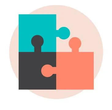 Solution Business concept vector design Stock Illustration