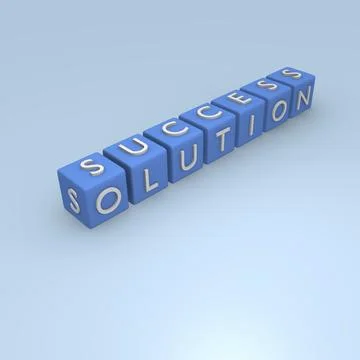 Solution concept, 3d image イラスト素材