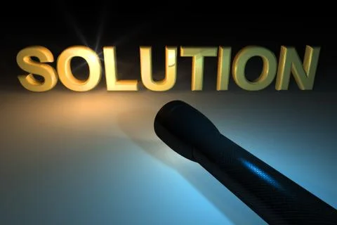 Solution concept Иллюстрация