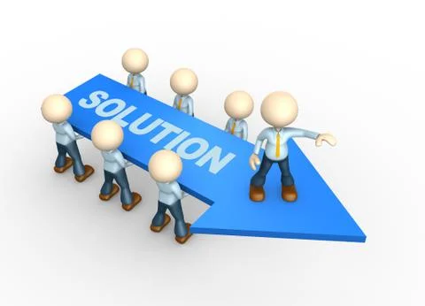 Solution concept Stock Illustration
