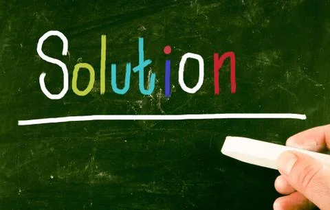Solution concept Stock Illustration