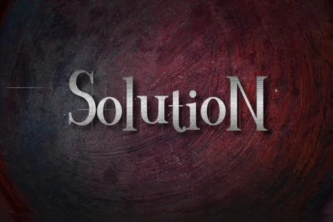 Solution concept Stock Illustration