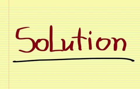 Solution Concept 스톡 일러스트