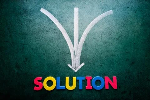 Solution concept Stock-Fotos