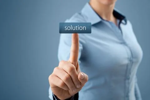 Solution concept Stock Photos