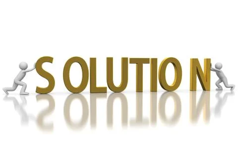 Solution - concepts collection Stock Illustration