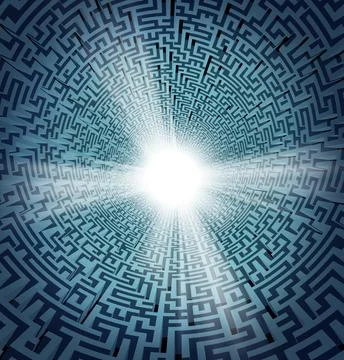 Solution From Confusion Stock Illustration