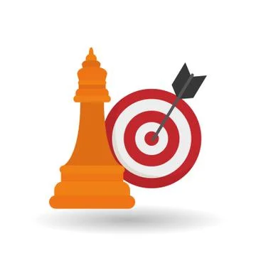 Solution design over white background, vector illustration イラスト素材
