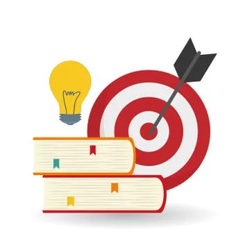 Solution design over white background, vector illustration Stock Illustration