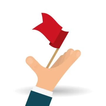 Solution design over white background, vector illustration Illustrazione stock