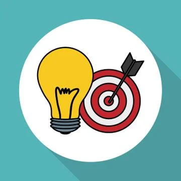 Solution design over white background, vector illustration Illustrazione stock