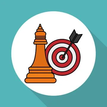 Solution design over white background, vector illustration Stock Illustration