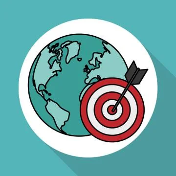 Solution design over white background, vector illustration Illustrazione stock