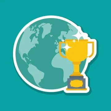 Solution design over white background, vector illustration Stock Illustration