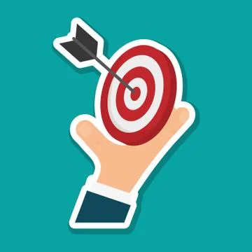Solution design over white background, vector illustration Illustrazione stock