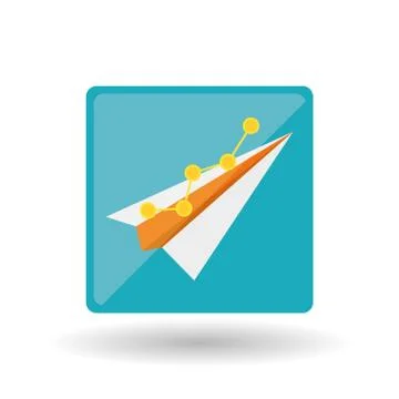 Solution design over white background, vector illustration イラスト素材