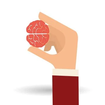 Solution design over white background, vector illustration Illustrazione stock