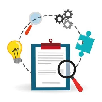 Solution icon design , vector illustration Stock Illustration