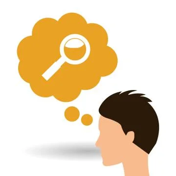 Solution icon design , vector illustration Stock Illustration