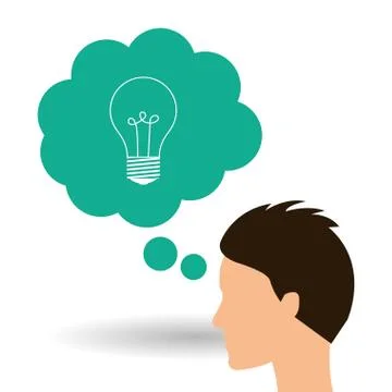 Solution icon design , vector illustration Stock Illustration