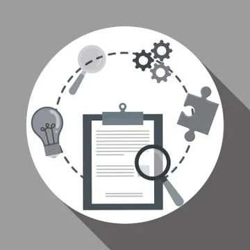 Solution icon design , vector illustration Stock Illustration