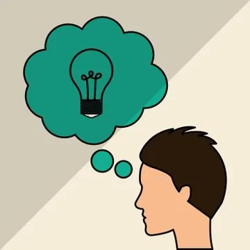 Solution icon design , vector illustration Stock Illustration