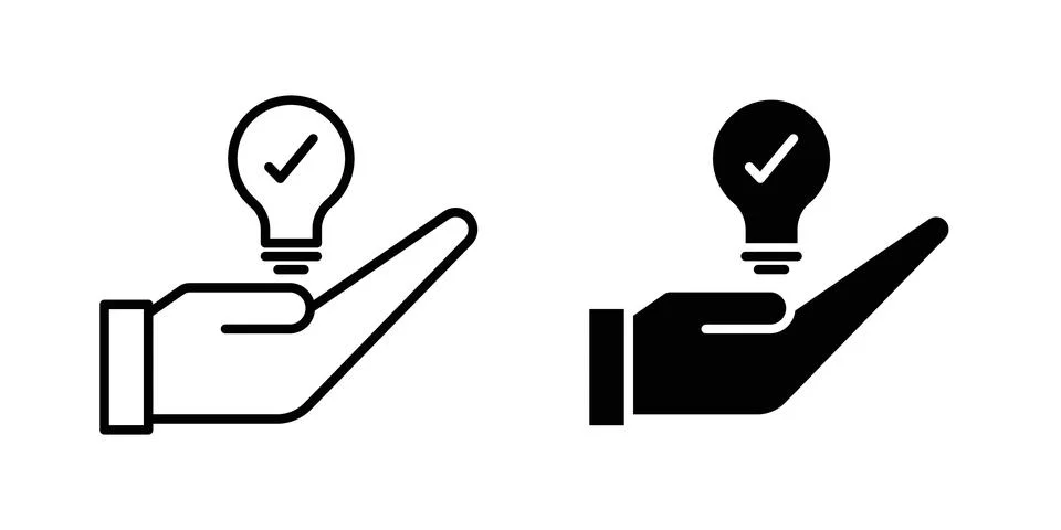 Solution icon illustration. Pixel perfect vector graphics 스톡 일러스트