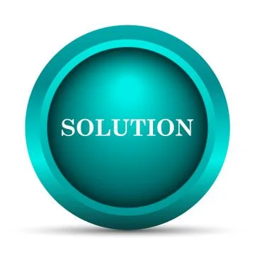 Solution icon. Internet button on white background.. イラスト素材