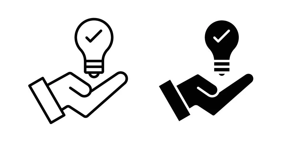 Solution icon or illustration vector symbols 스톡 일러스트