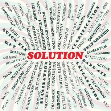 Solution Stock Illustration