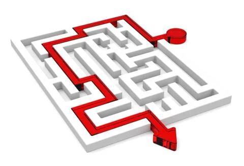 The solution Stock Illustration