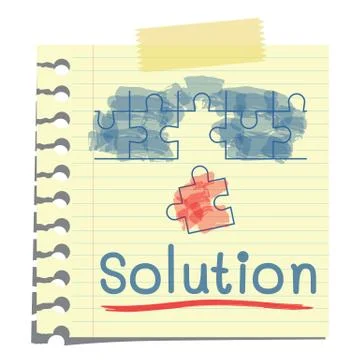 Solution Stock Illustration