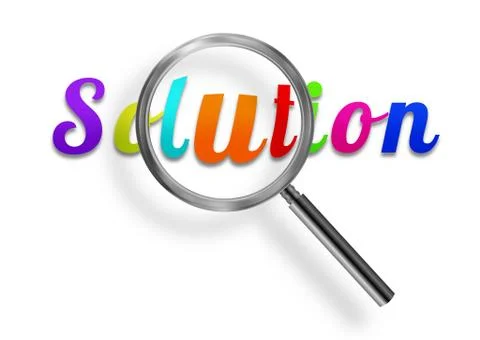 Solution Stock Illustration