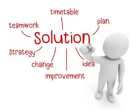 Solution 库存插图