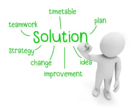 Solution Stock Illustration