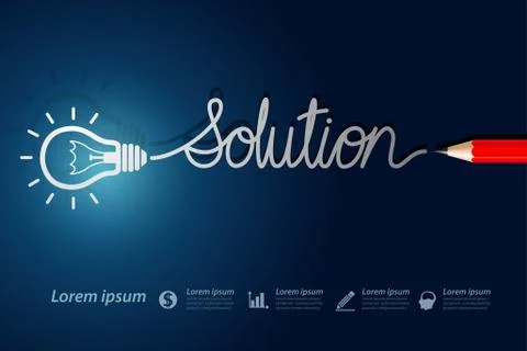 Solution Stock Illustration